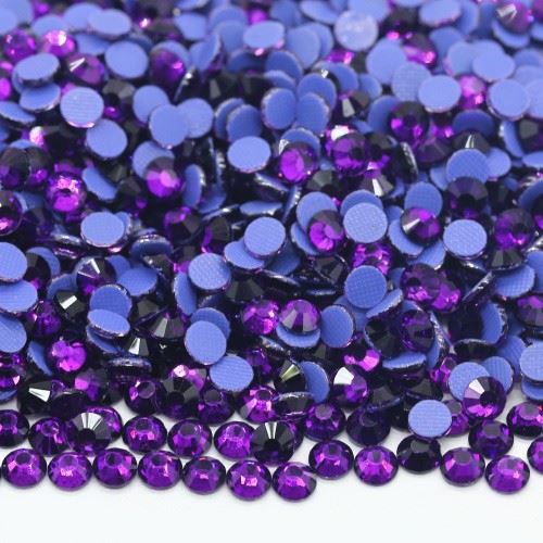 Plating Hotfix Glass Rhinestone